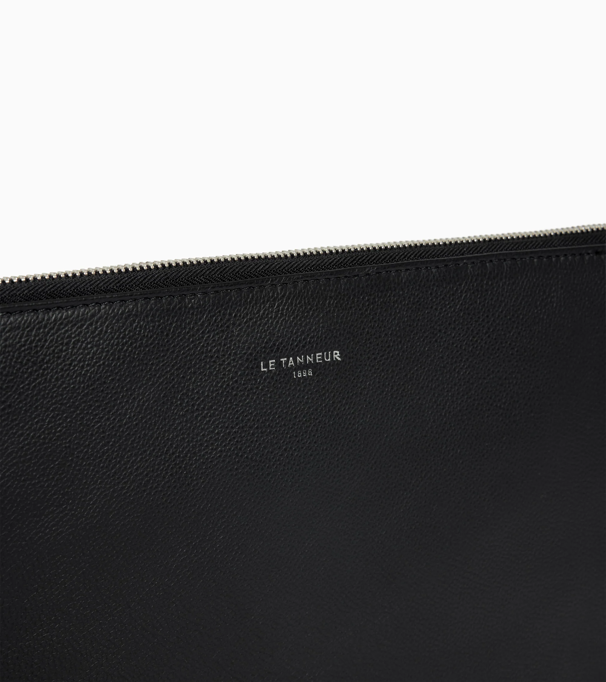 14" laptop sleeve in grained leather - Image 2
