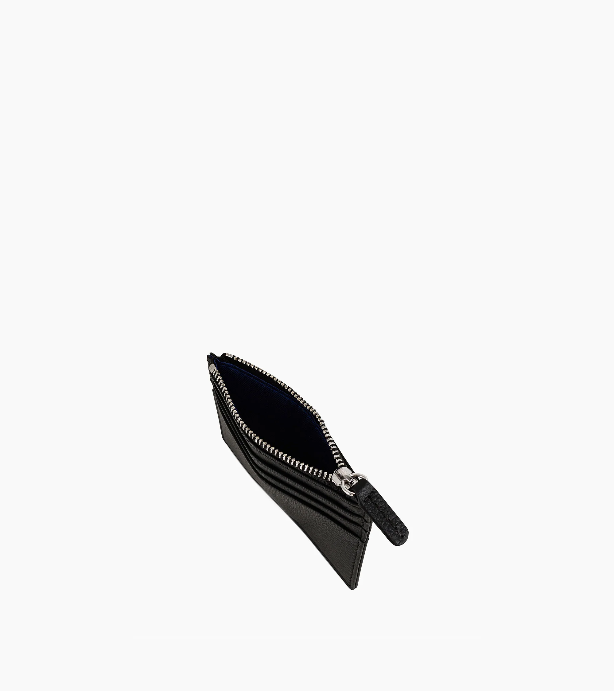 Charles zipped card holder in grained leather - Image 4