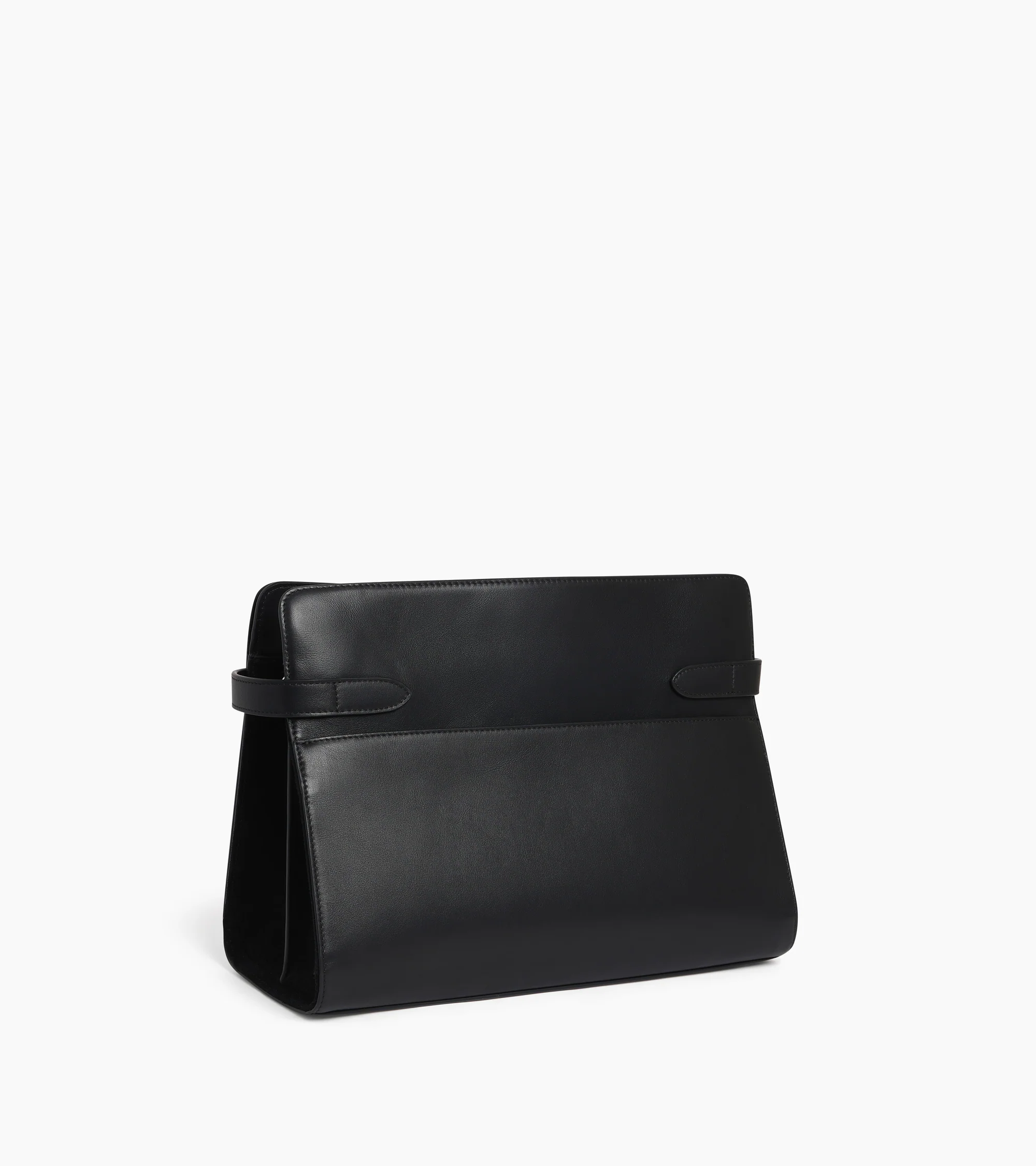 Emie large shoulderbag in smooth leather and nubuck - Image 5
