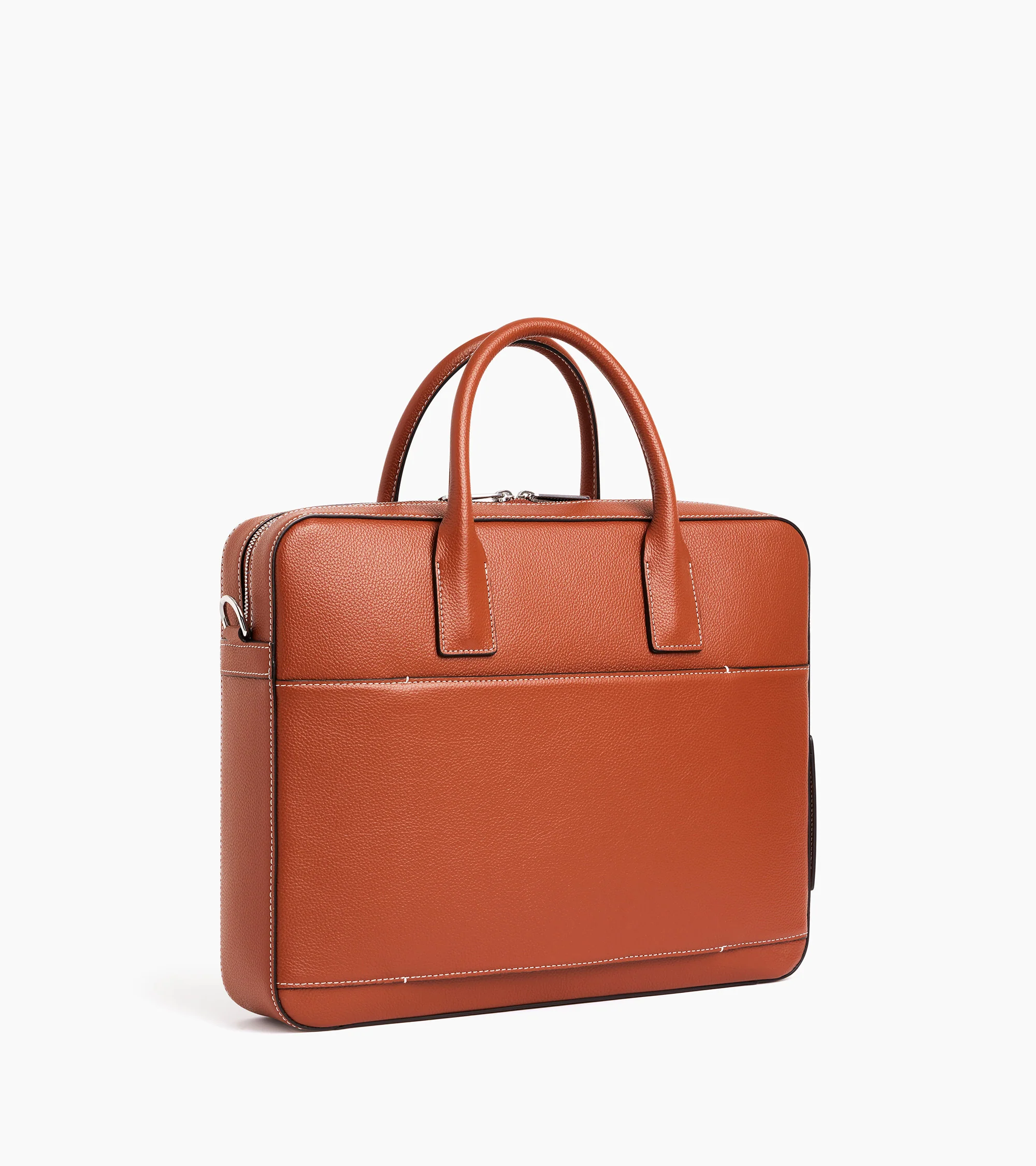 Emile 14" document holder in grained leather - Image 4