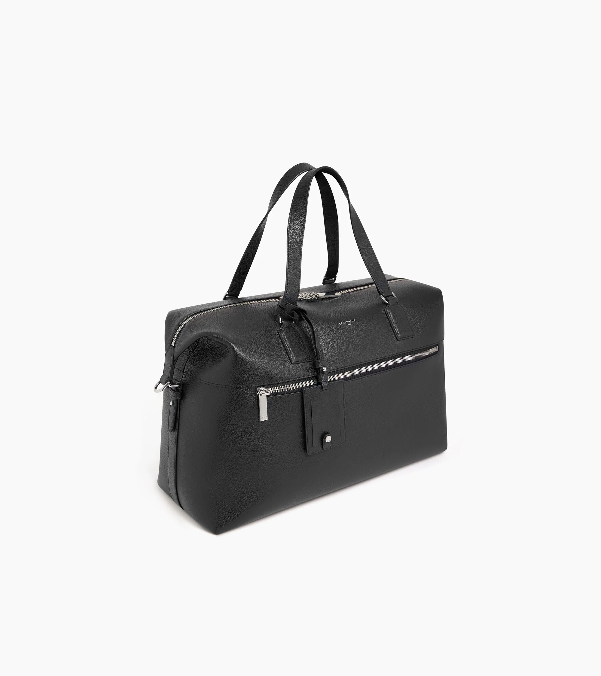 Emile 24h travel bag in grained leather - Image 3