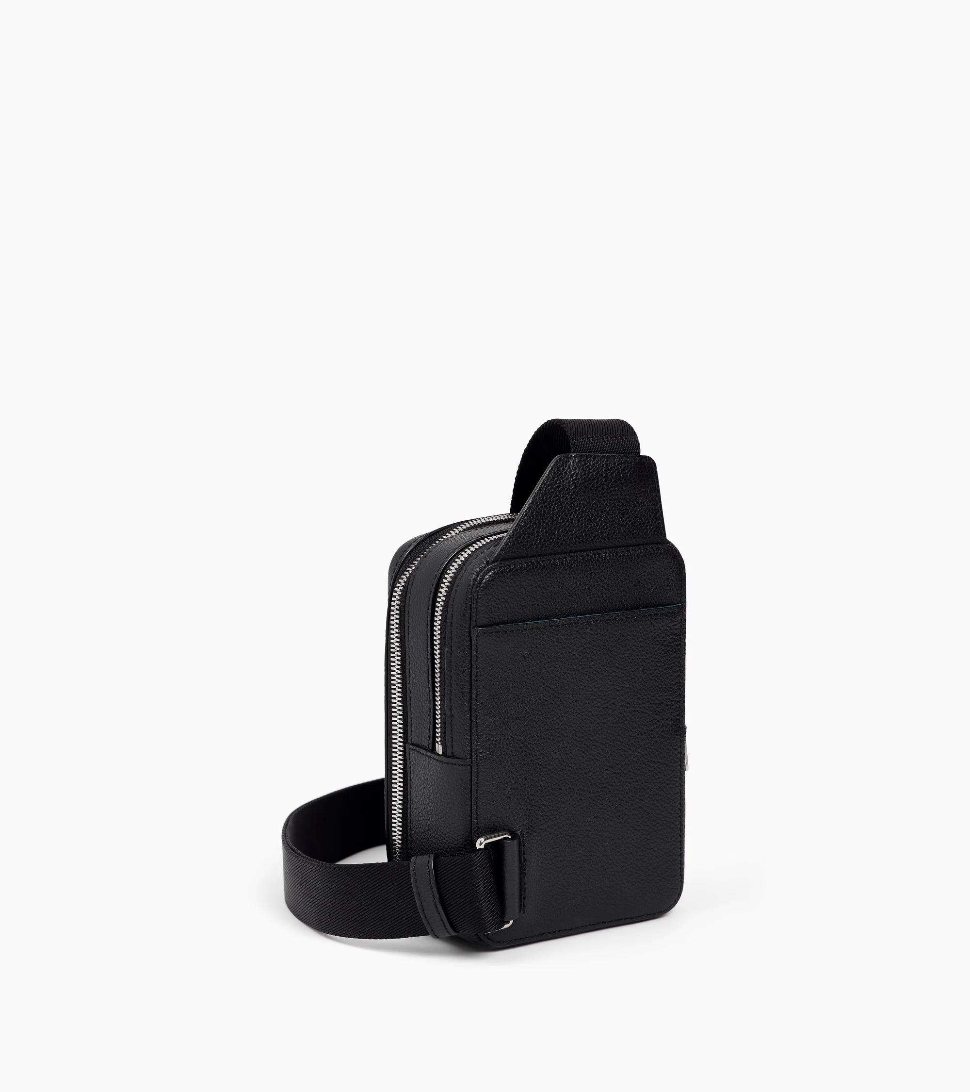 Emile sling bag in grained leather - Image 5
