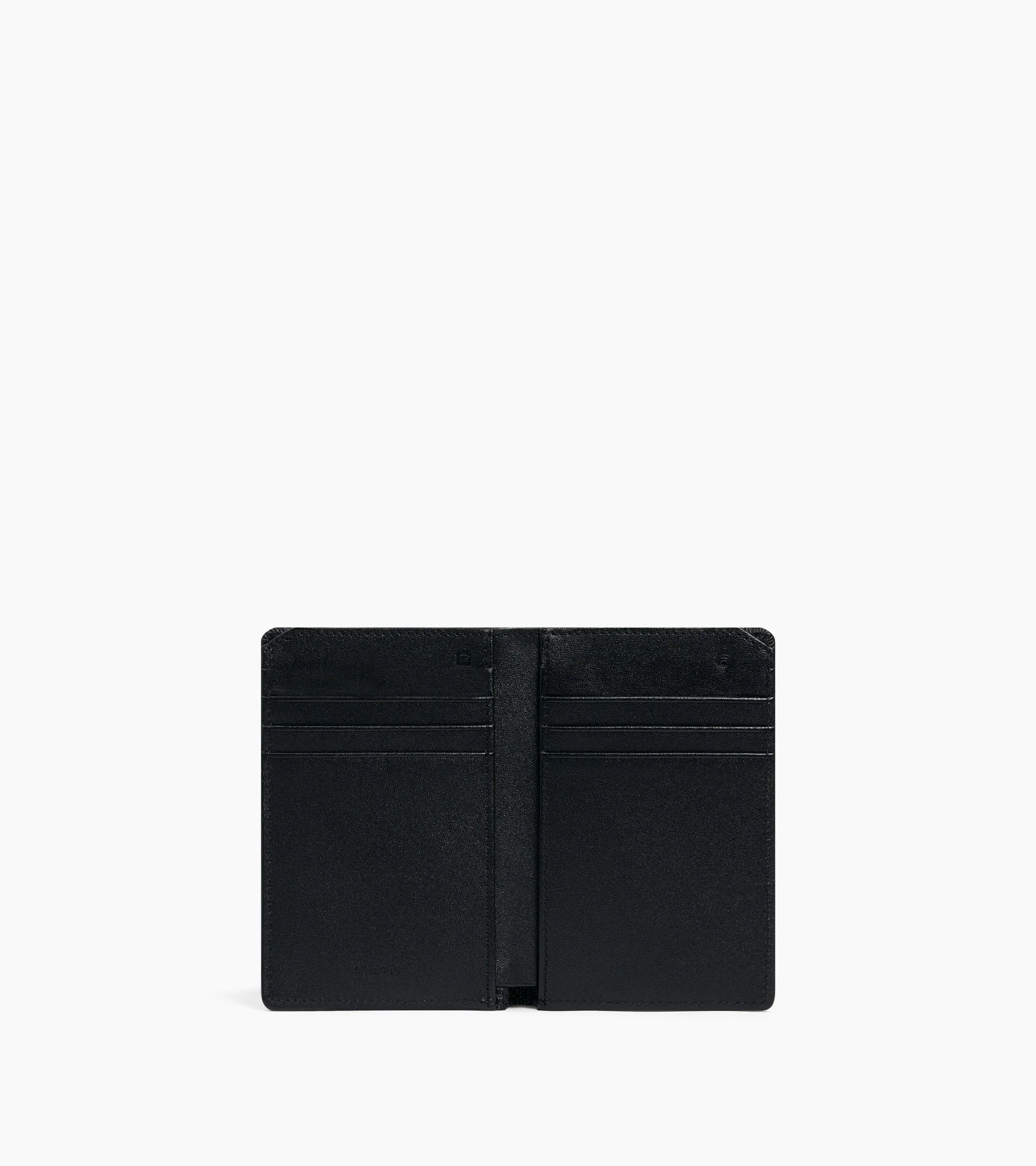 Emile vertical card holder in signature T leather - Image 3