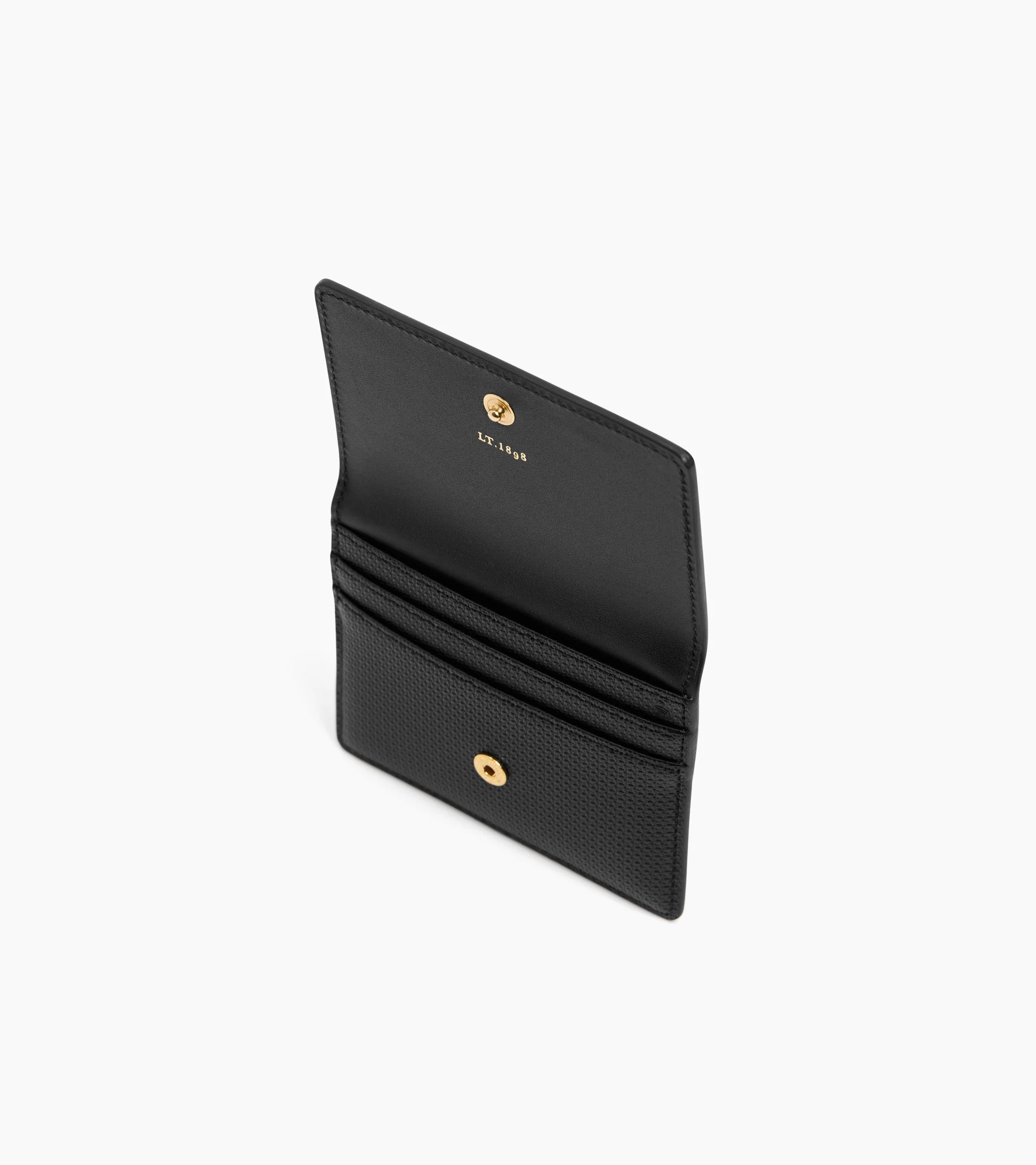 Emilie flap cardholder in T signature leather - Image 3