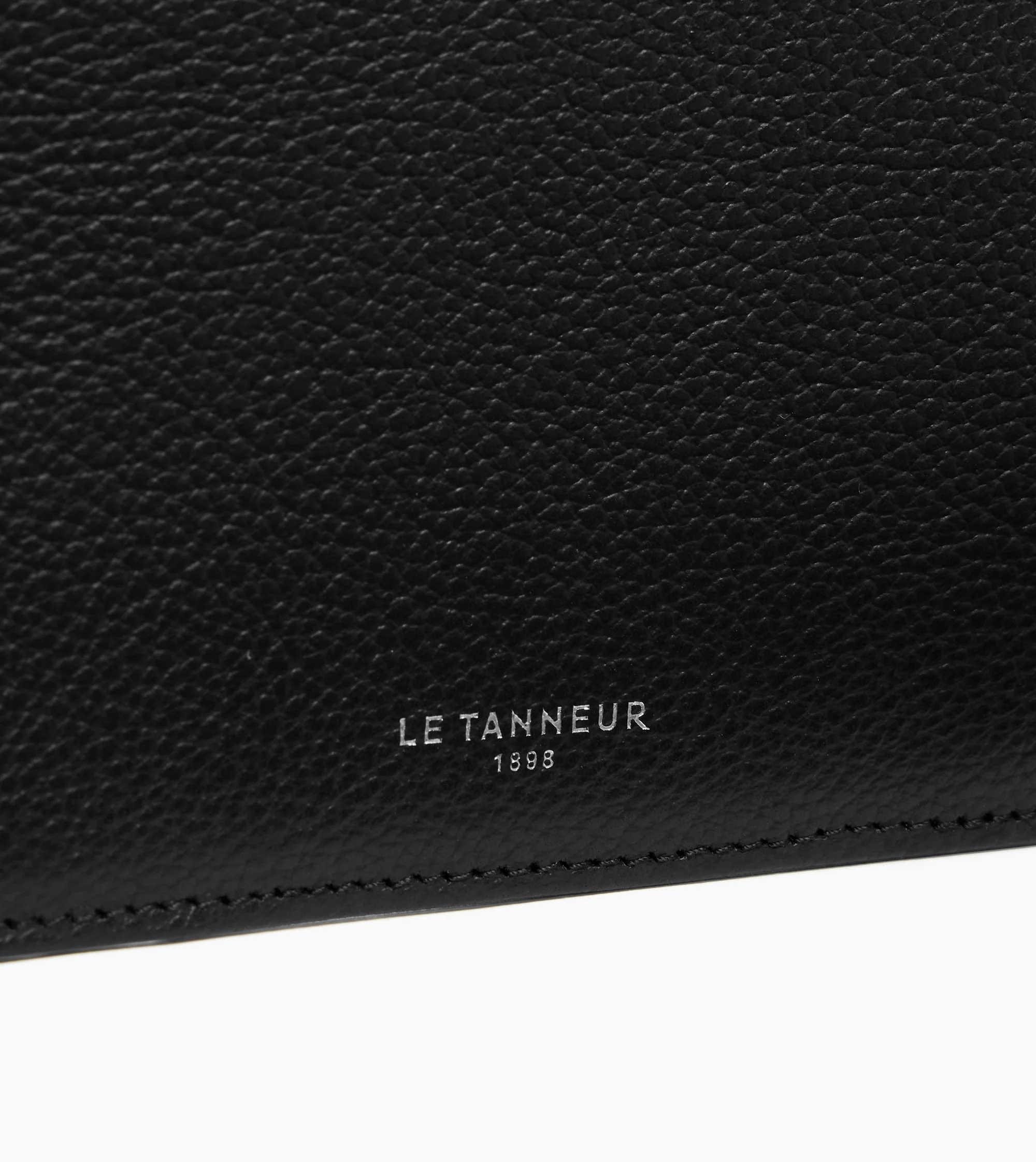 Emilie zipped card holder in grained leather - Image 2
