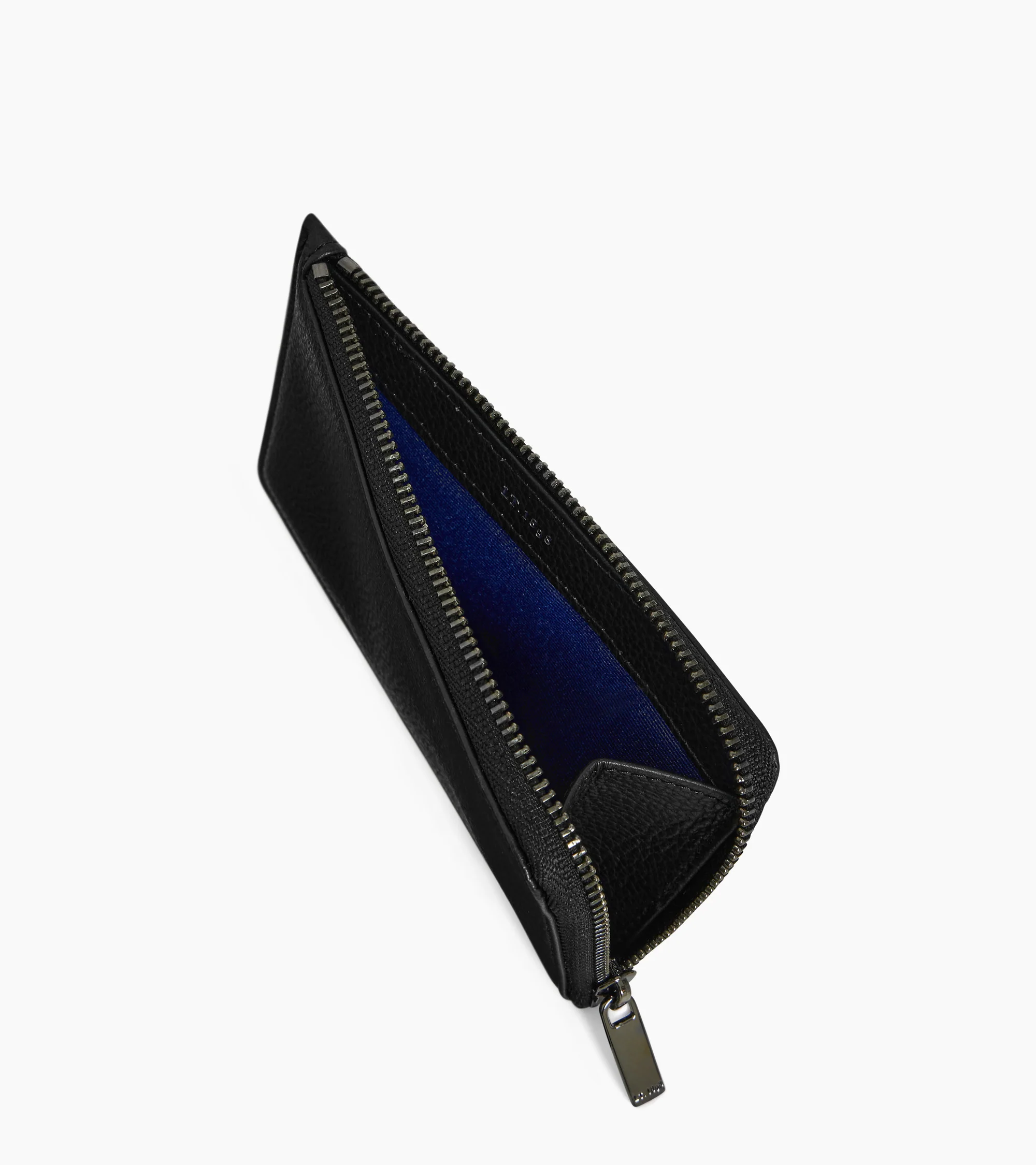Emilie zipped card holder in grained leather - Image 3
