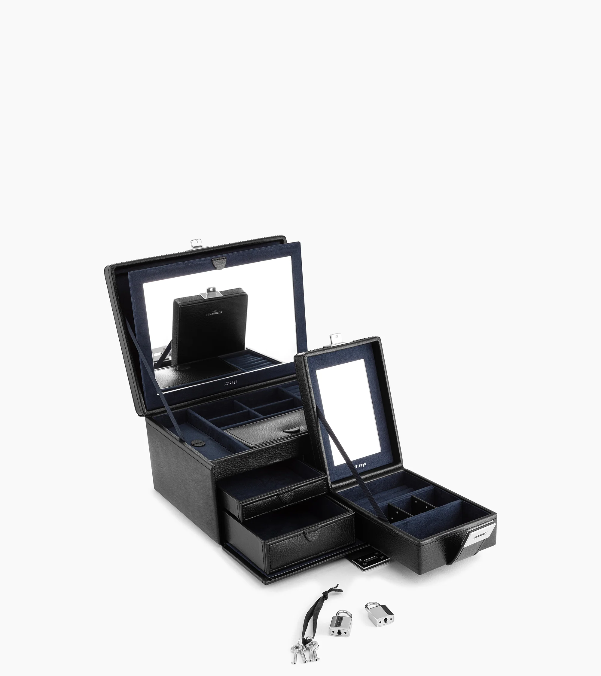 Large jewelry box in leather - Image 4