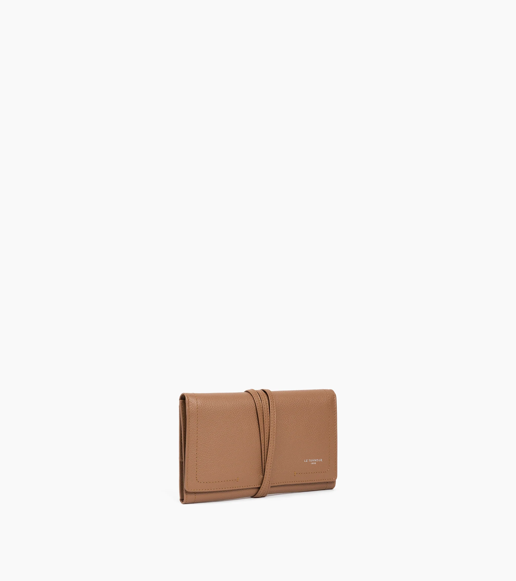 Travel jewelry box in leather