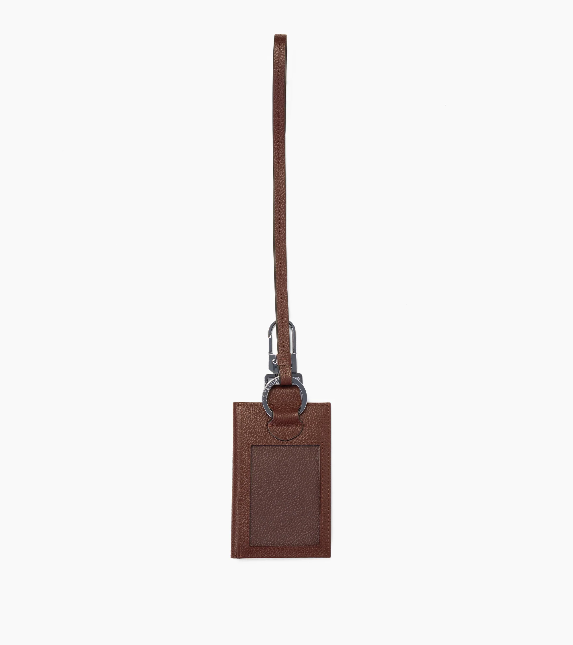 Luggage tag in grained leather - Image 3