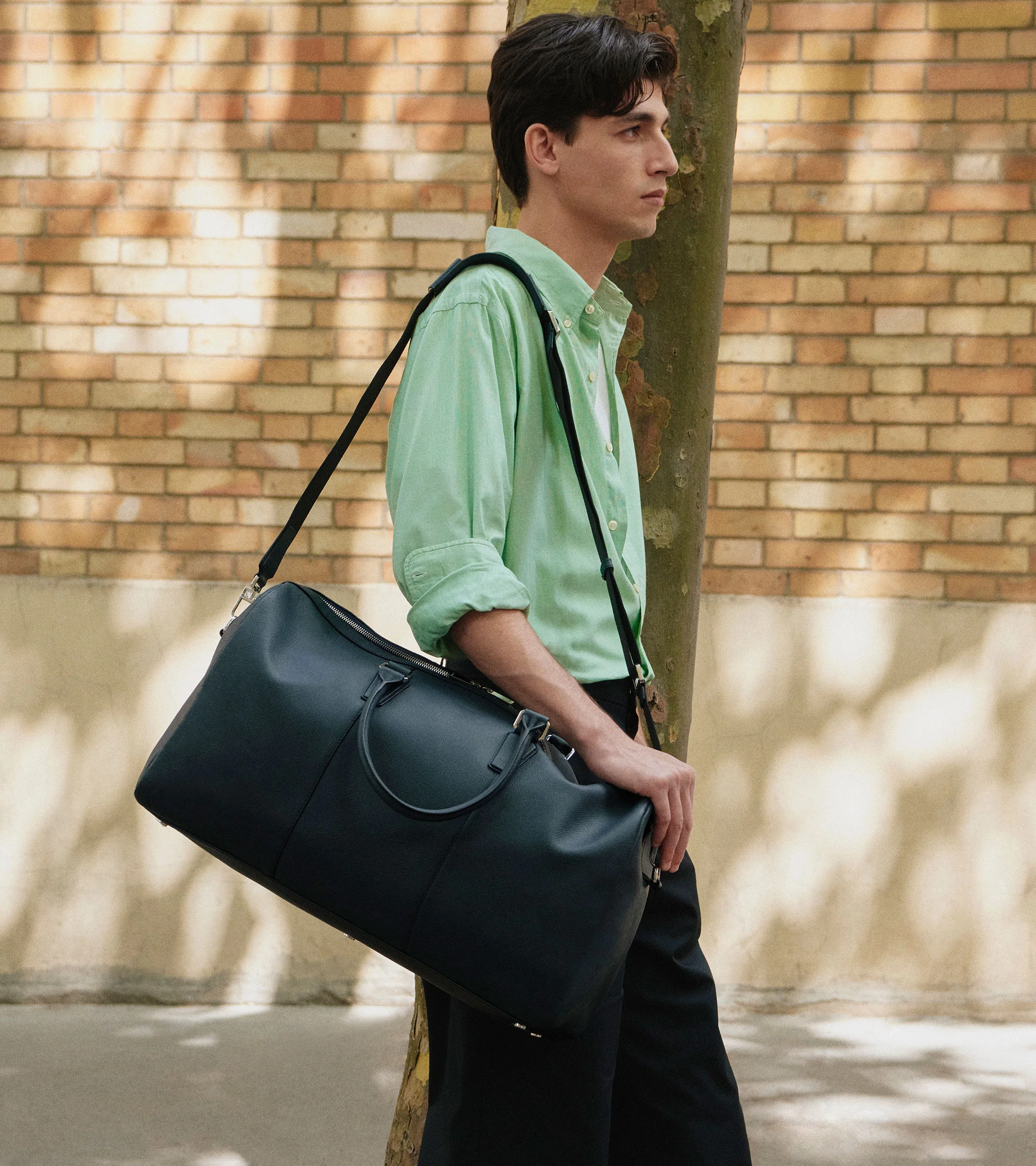 Marceau 48-hour travel bag in grained leather - Image 2