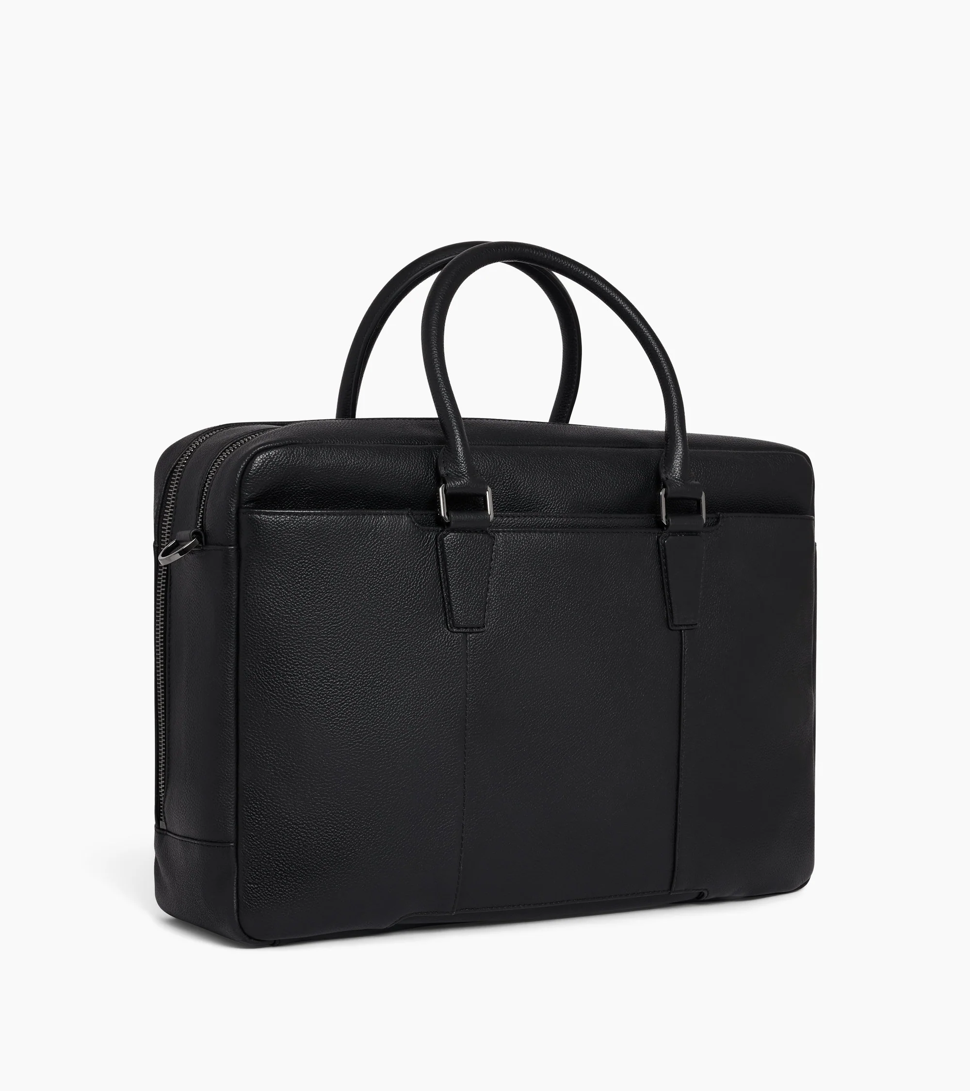 Marceau 17" large model briefcase in grained leather - Image 4