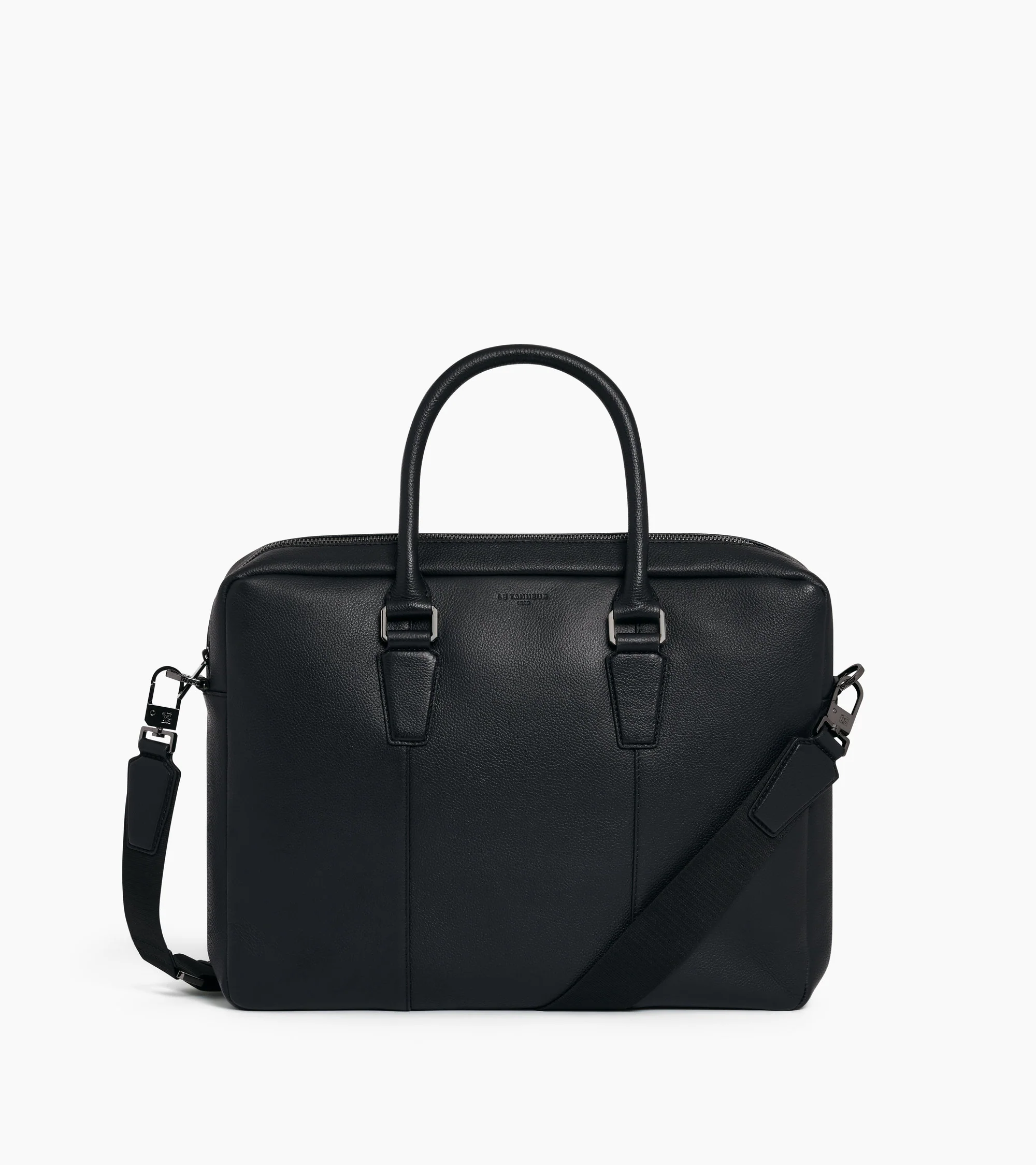 Marceau 14" small model briefcase in grained leather
