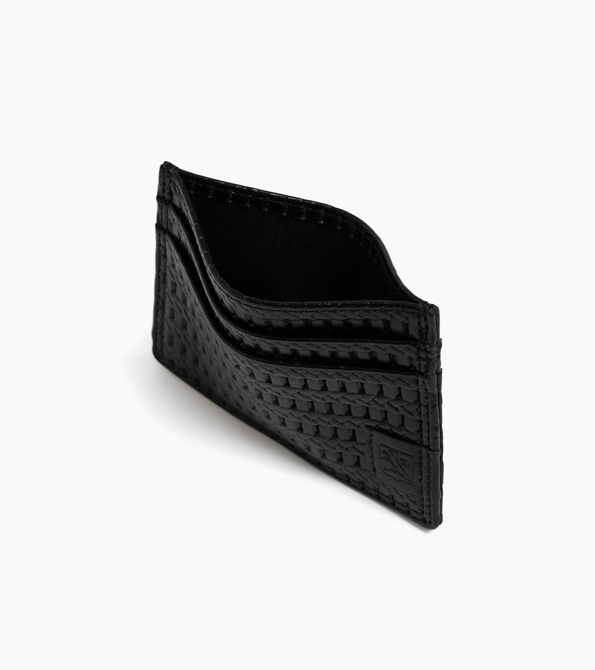 Martin card holder in embossed and smooth leather - Image 3