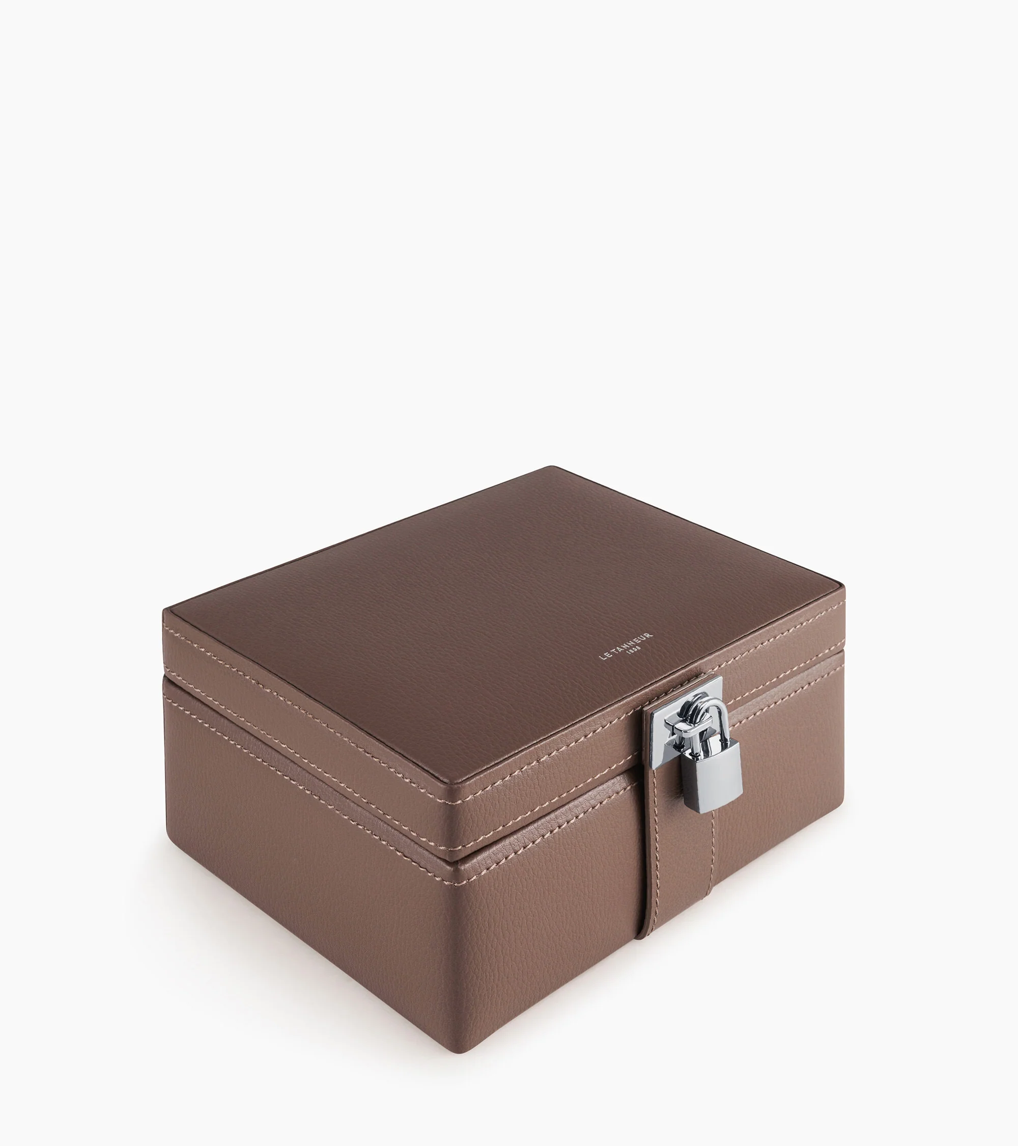 Medium jewelry box in leather - Image 5