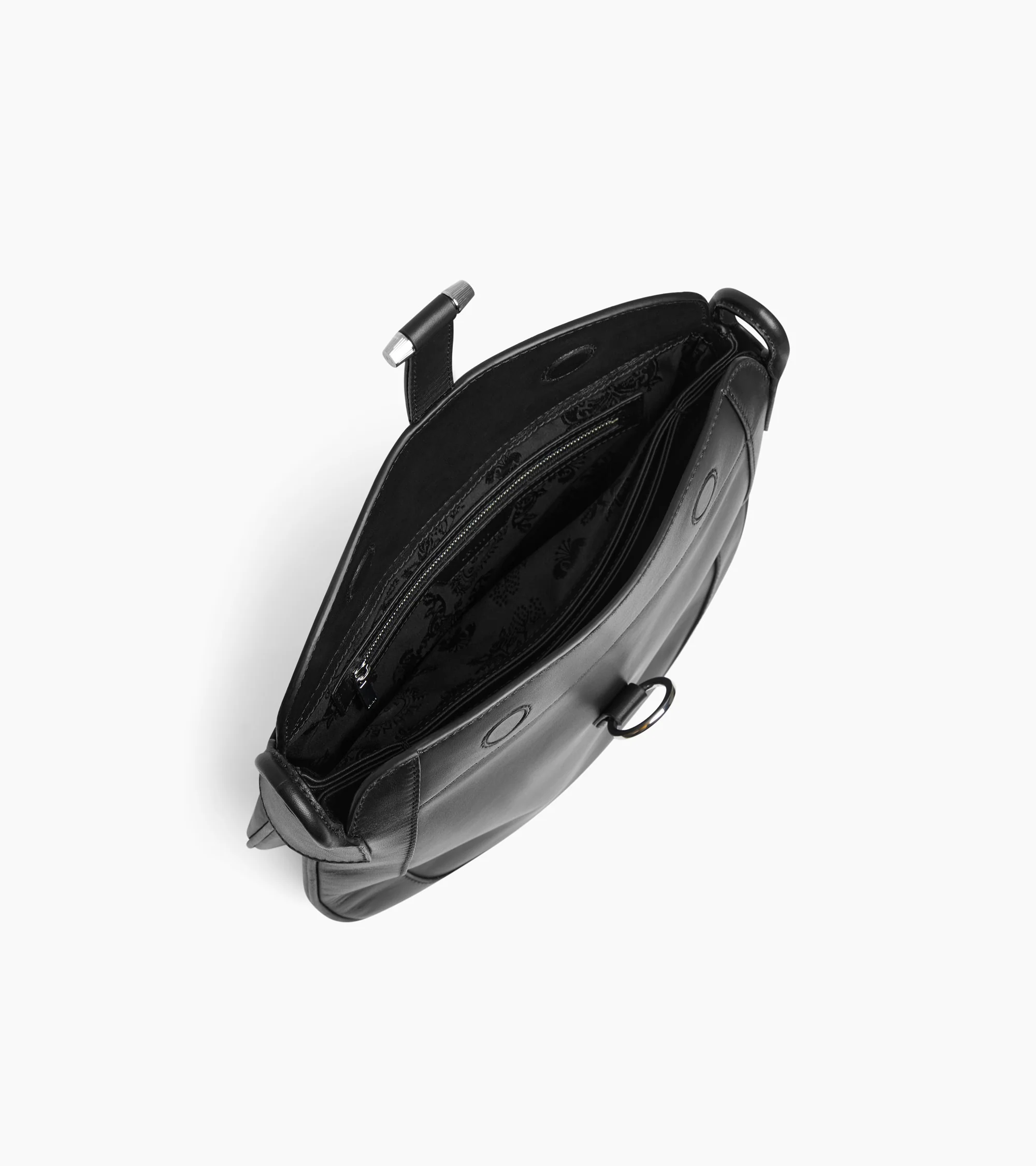 Pia large shoulder bag in smooth leather - Image 4