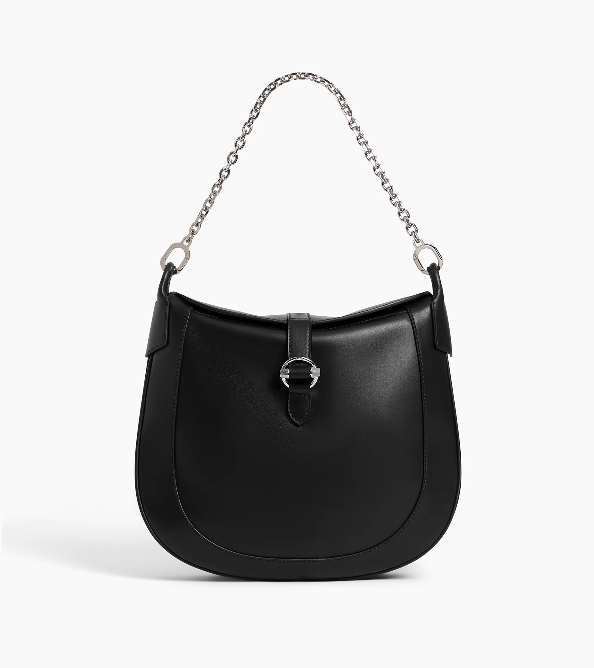 Pia large shoulder bag in smooth leather - Image 6